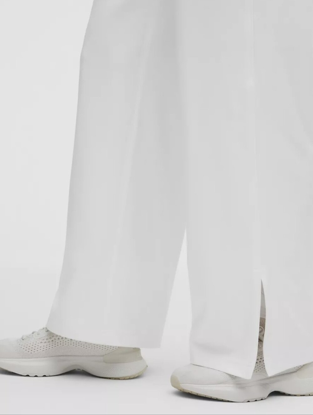 Lululemon Court Rival Wide Leg Track Pant White Athleisure LW5HDSS Size 4 - Picture 6 of 14